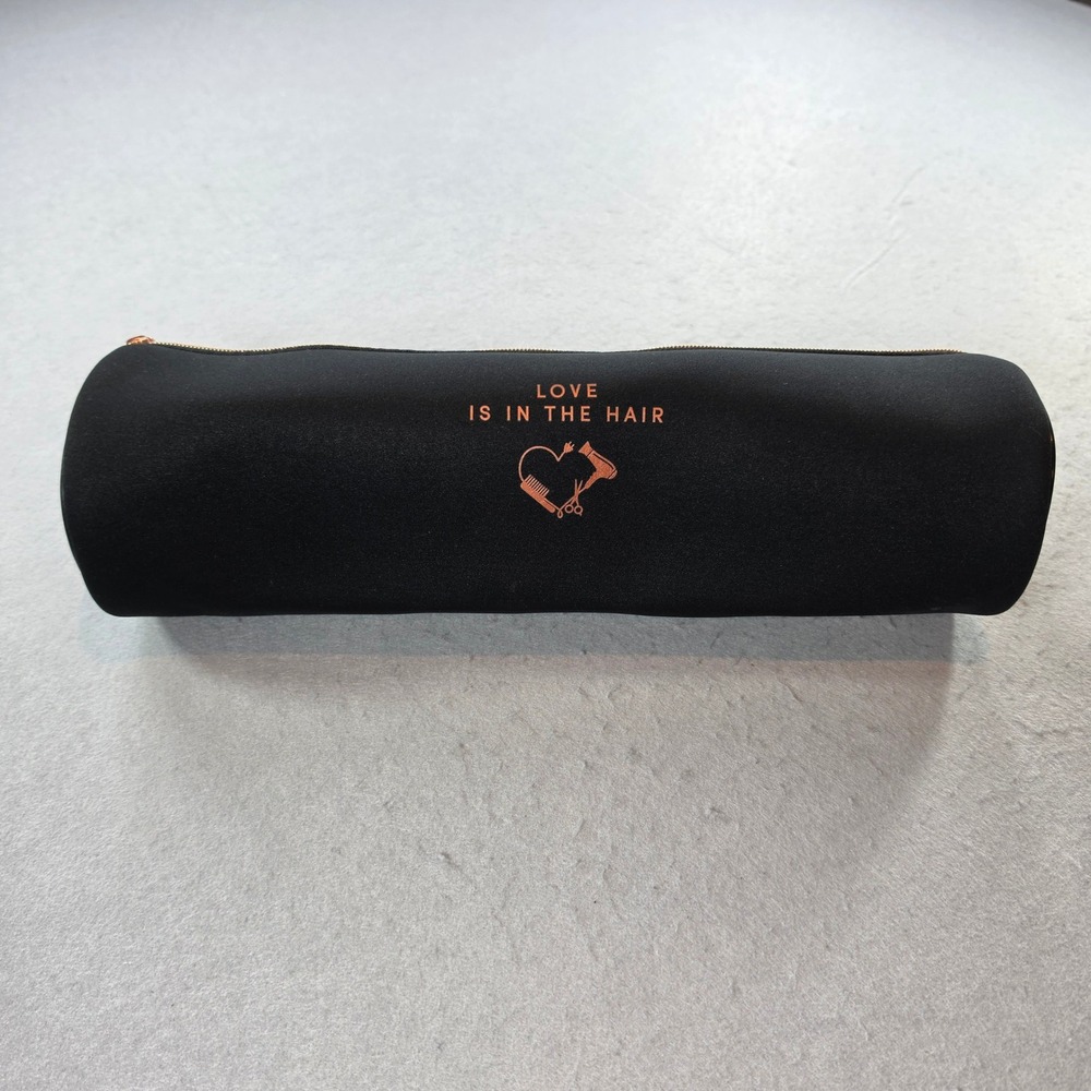 Love Is In The Hair Black Neoprene Heat Resistant Travel Case for Hair Tools